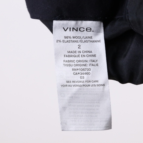 Vince Wool Crop Trousers - Picture 8 of 8